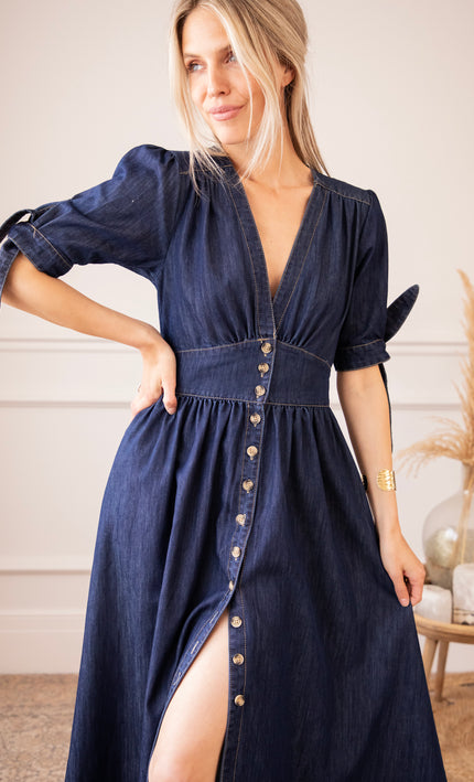 Jeanne Dark Blue - Maxi Dress