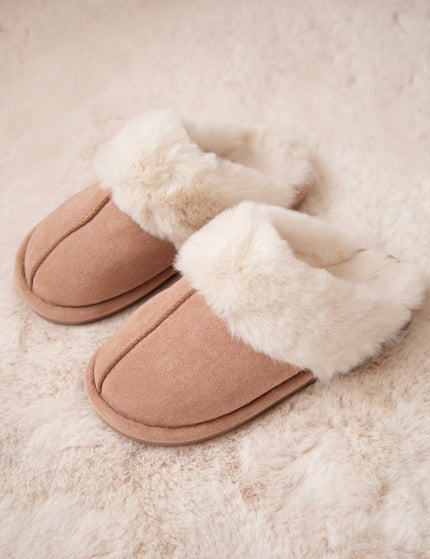 Fur-Ever Yours Beige - Slippers
