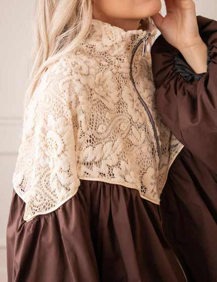 Jacke - Upper Lace - Braun/Beige