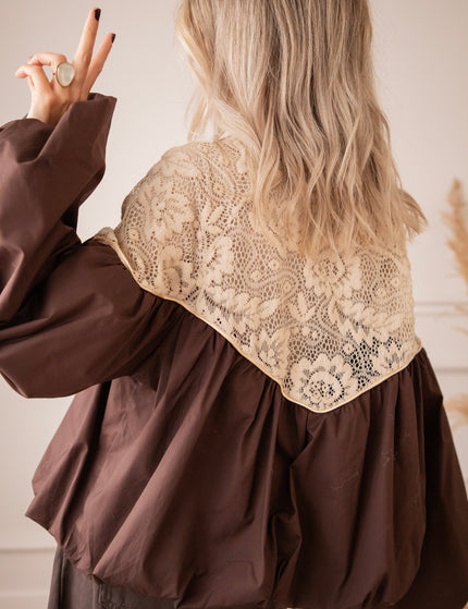 Jacke - Upper Lace - Braun/Beige