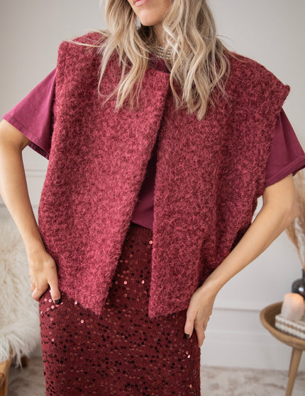 Misty Burgundy - Cardigan