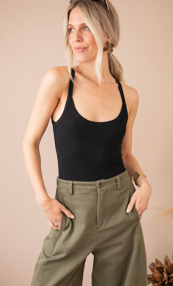 Soft Shape Black - Bodysuit
