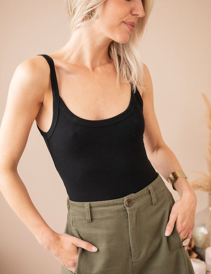 Soft Shape Black - Bodysuit