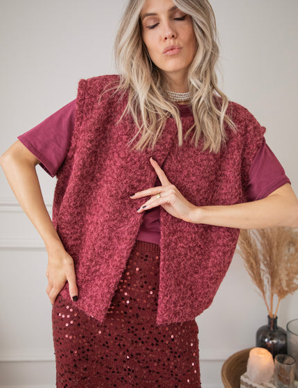 Misty Burgundy - Cardigan