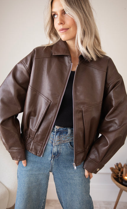 Blair Bomber Brown - Jacket
