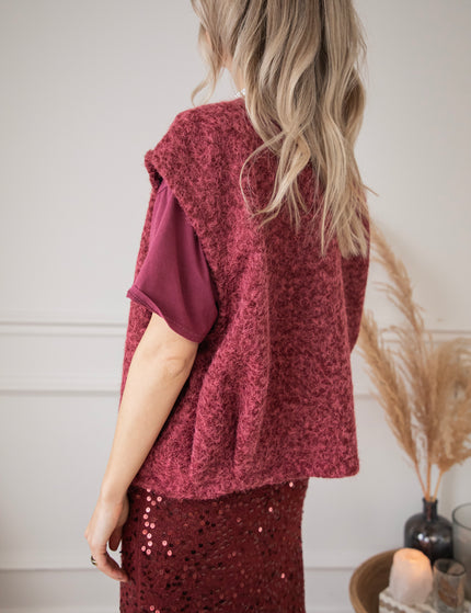 Misty Burgundy - Cardigan