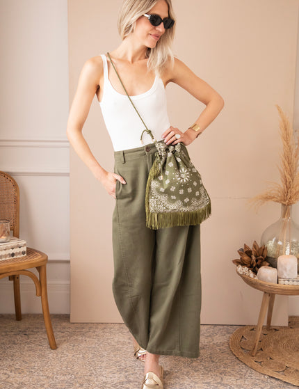 Jeans - Basic Barrel - Khaki