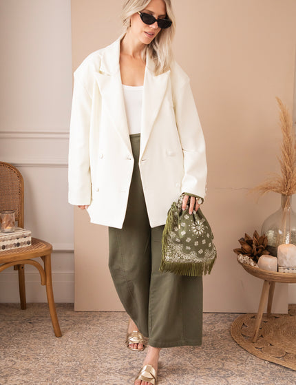 So Gentle White - Blazer