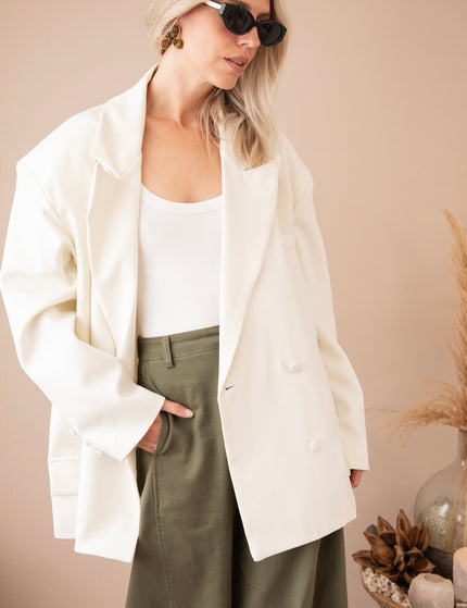 So Gentle White - Blazer
