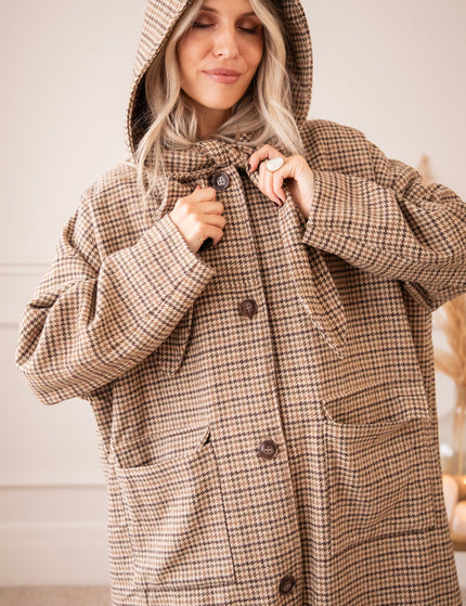Jacke - Country Charm - Taupe/Braun