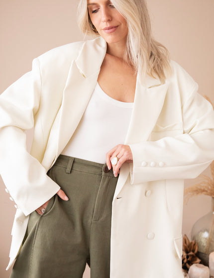 So Gentle White - Blazer