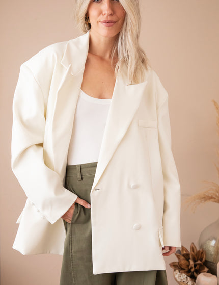 So Gentle White - Blazer