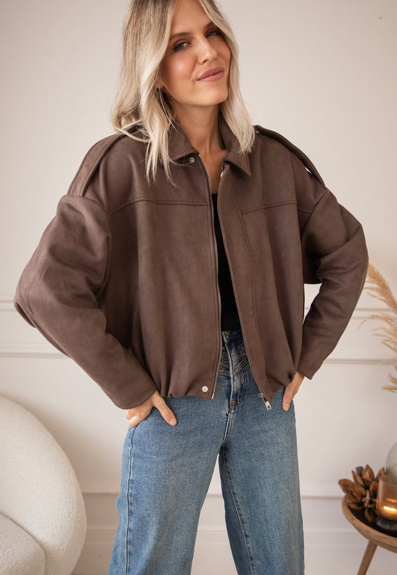 Jacke - Marlow Bomber - Choco