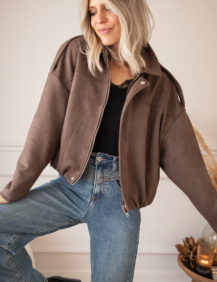 Jacke - Marlow Bomber - Choco
