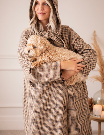 Jacke - Country Charm - Taupe/Braun