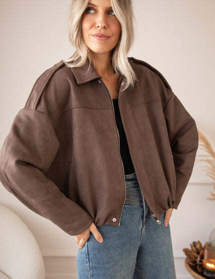 Jacke - Marlow Bomber - Choco