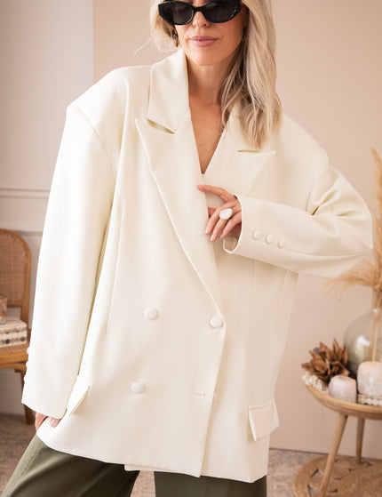 So Gentle White - Blazer