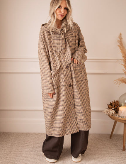 Jacke - Country Charm - Taupe/Braun