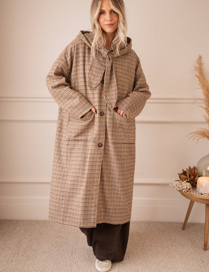 Jacke - Country Charm - Taupe/Braun