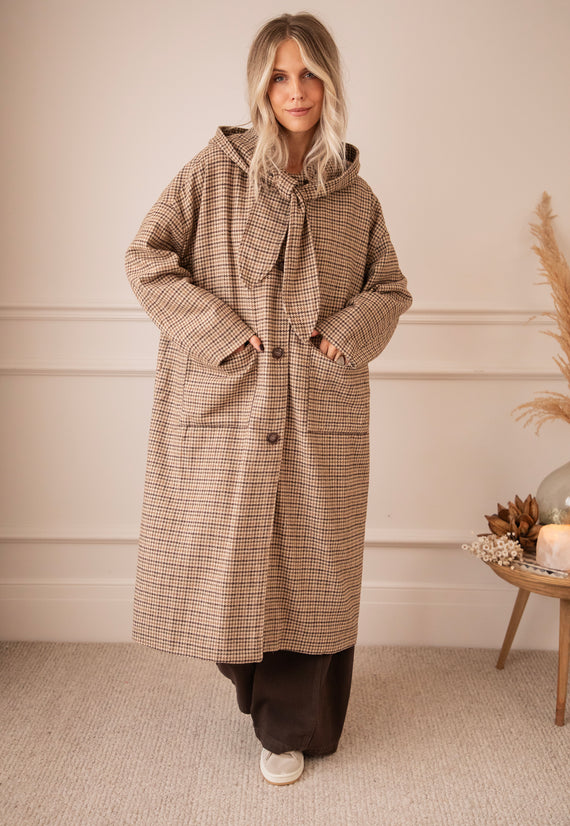 Jacke - Country Charm - Taupe/Braun