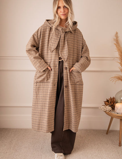 Jacke - Country Charm - Taupe/Braun
