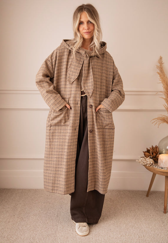 Jacke - Country Charm - Taupe/Braun