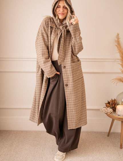 Jacke - Country Charm - Taupe/Braun