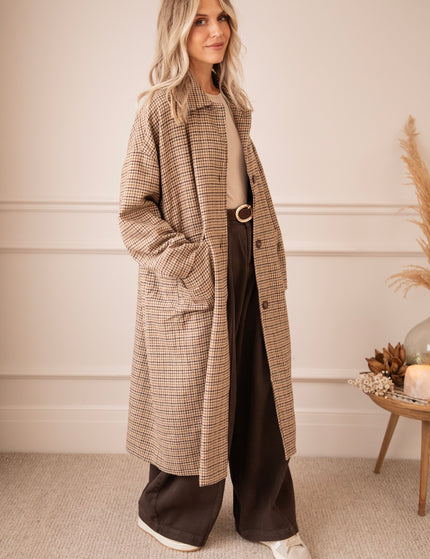 Jacke - Country Charm - Taupe/Braun