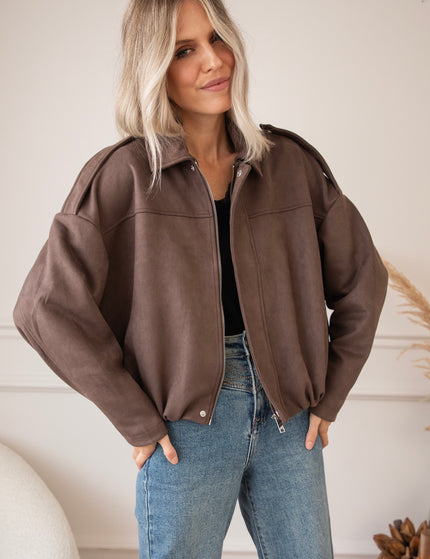 Jacke - Marlow Bomber - Choco