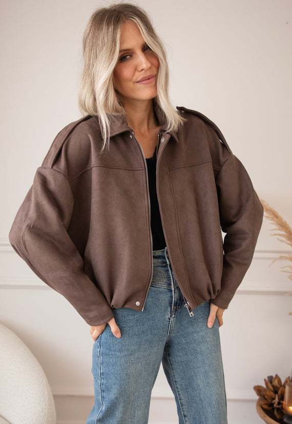 Jacke - Marlow Bomber - Choco