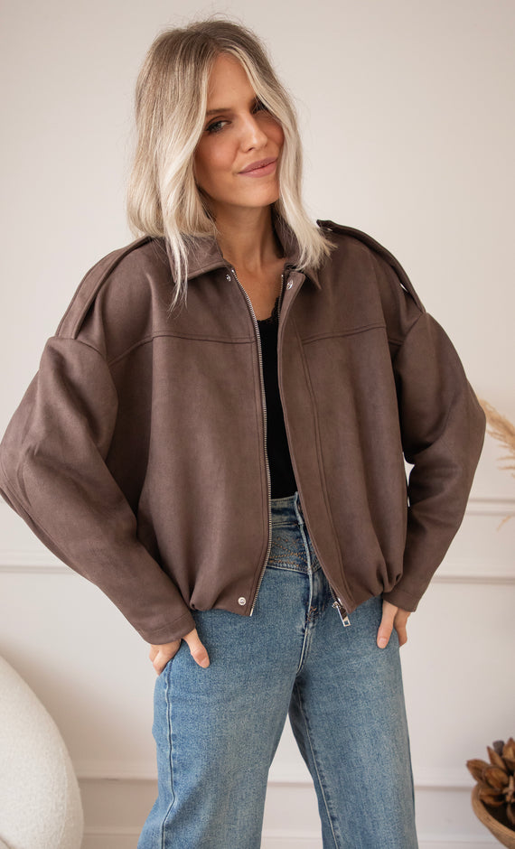 Marlow Bomber Choco - Jacket