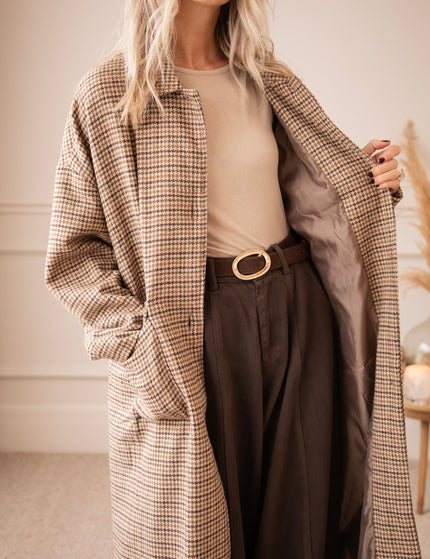 Jacke - Country Charm - Taupe/Braun