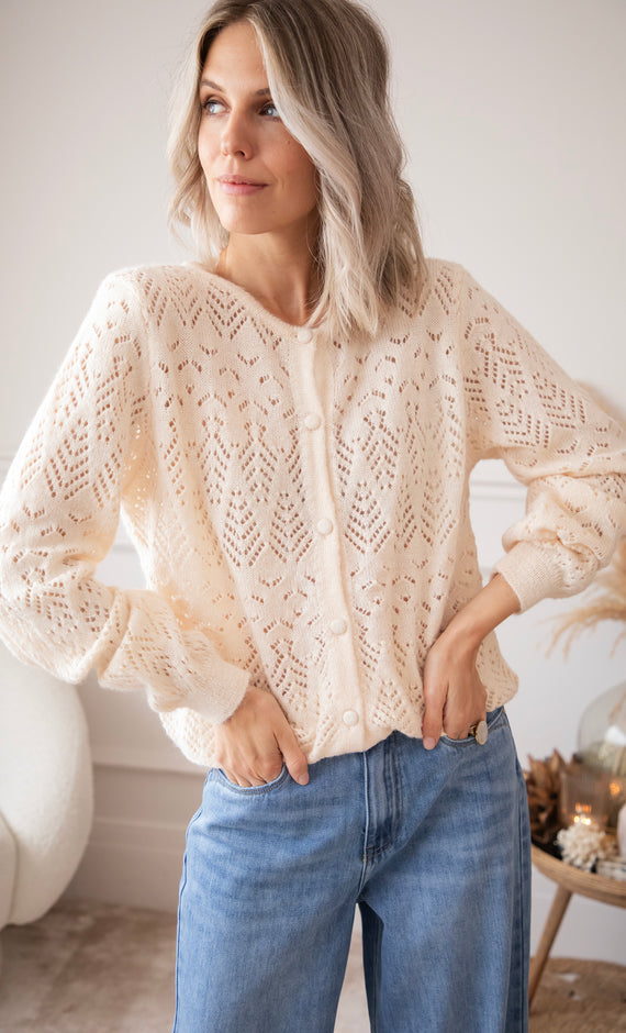 Tilly Cream - Cardigan