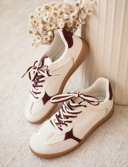 Sweet Motion Beige/Burgundy - Sneakers