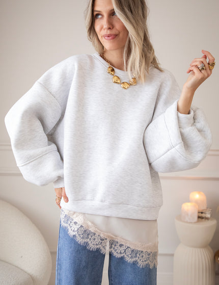 Pullover - Snuggle Up - Grau