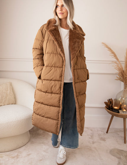 Jacke - Cozy Charleen Puffer - Haselnuss