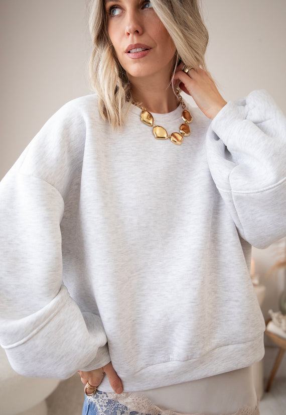 Pullover - Snuggle Up - Grau