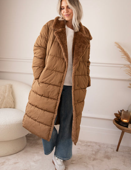 Jacke - Cozy Charleen Puffer - Haselnuss