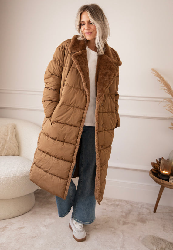 Jacke - Cozy Charleen Puffer - Haselnuss