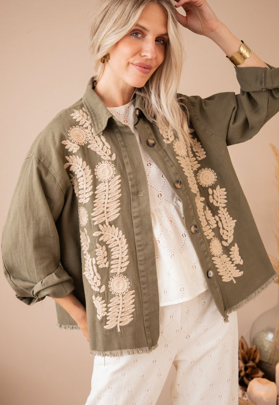 Florious Kaki/Beige - Jacket