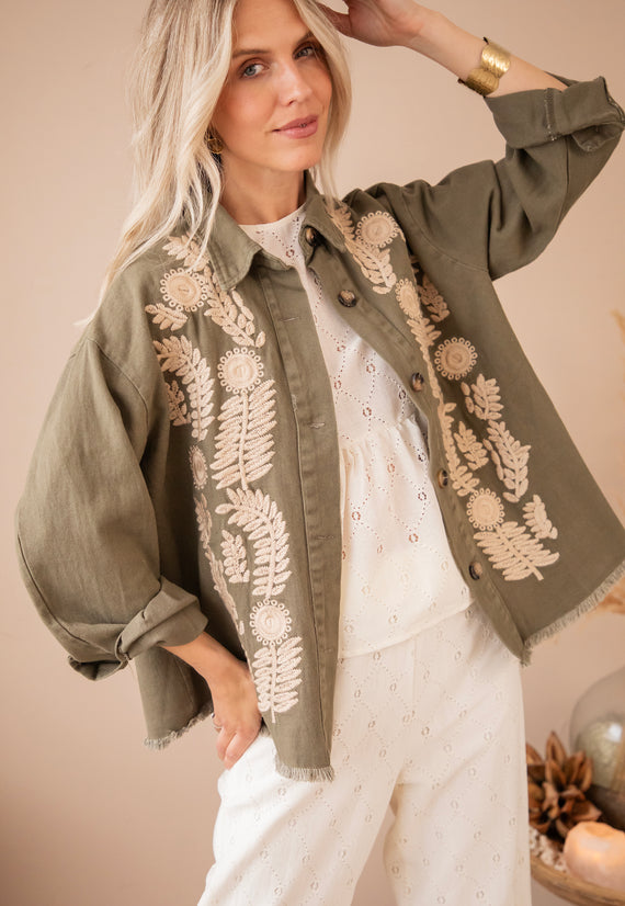 Florious Kaki/Beige - Jacket