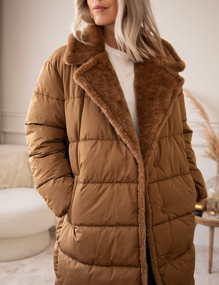 Jacke - Cozy Charleen Puffer - Haselnuss