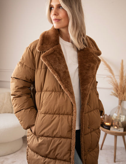 Jacke - Cozy Charleen Puffer - Haselnuss