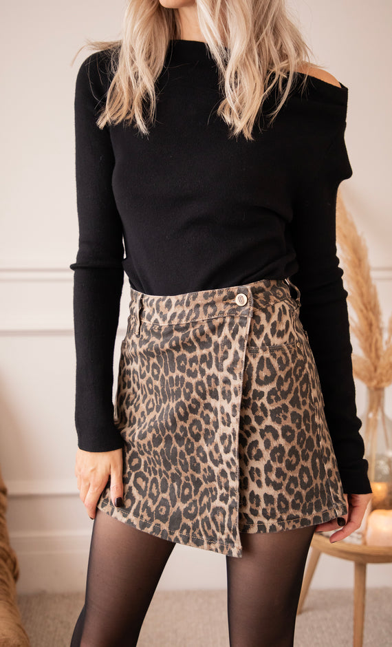 Skort - Urban Leo - Braun/Schwarz