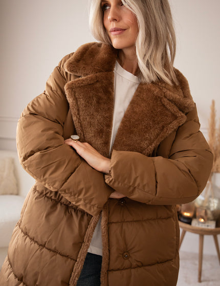 Jacke - Cozy Charleen Puffer - Haselnuss