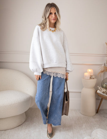 Pullover - Snuggle Up - Grau