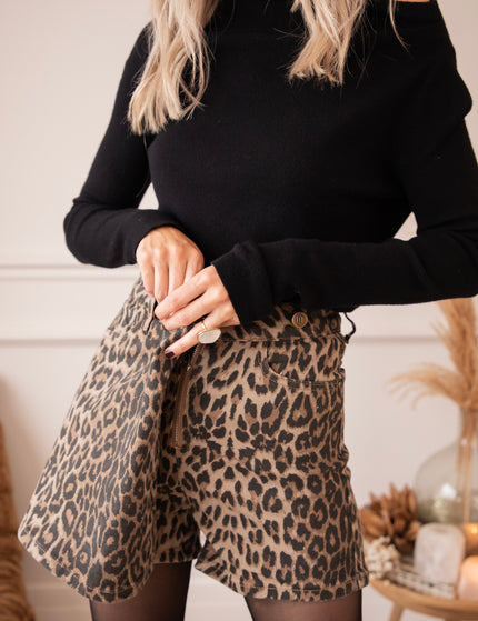 Skort - Urban Leo - Braun/Schwarz