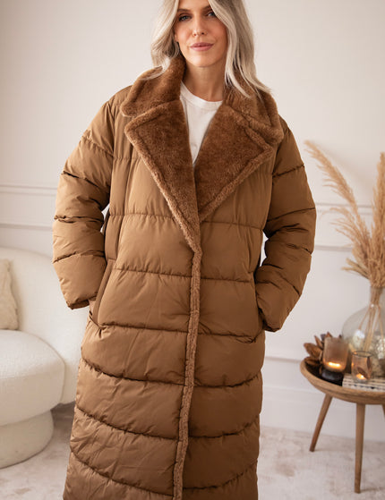 Jacke - Cozy Charleen Puffer - Haselnuss