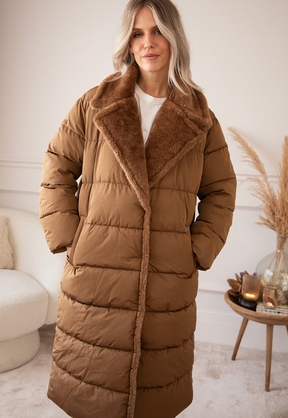 Jacke - Cozy Charleen Puffer - Haselnuss