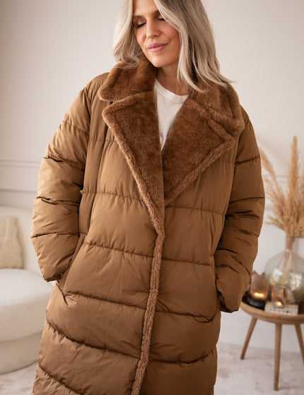 Jacke - Cozy Charleen Puffer - Haselnuss